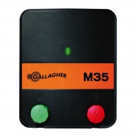 Gallagher M35 Energiser - for fences up to 2km - for small gardens and pets